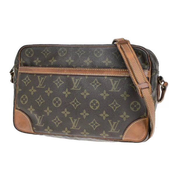 LOUIS VUITTON Trocadero 30 Shoulder Bag Monogram Leather Brown M51272 05YF202 - Picture 1 of 11